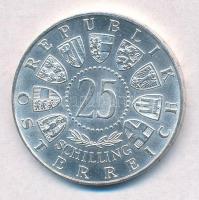 Ausztria 1956. 25Sch Ag "Mozart" T:1-
Austria 1956. 25 Schilling Ag "Mozart" C:...