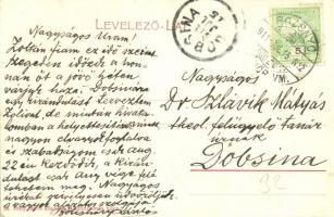 Rozsnyó, Roznava; Rákóczi tér, Székesegyház, Könyvnyomda. 38. Búfy János kiadása / square, cathedral...