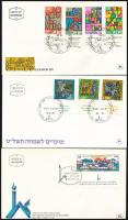 9 FDC's 1970-1978 9 klf tabos FDC