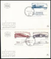 9 FDC's 1970-1978 9 klf tabos FDC