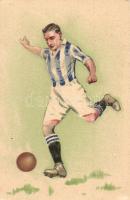Football art postcard. Meissner Buch Künstler-Postkarten Serie 2705. (EK)