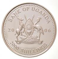 Uganda 2006. 2000Sh Ag "A labdarúgás halhatatlanjainak csarnoka - Németország 1980-as évek / Ha...