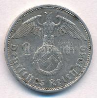 Német Harmadik Birodalom 1939A 2M Ag "Hindenburg" T:1-,2  
German Third Reich 1939A 2 Mar...