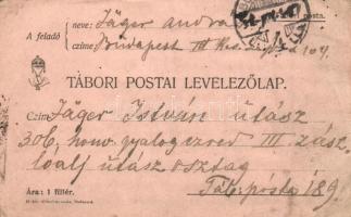 6 db első világháborús osztrák-magyar tábori postai levelezőlap / 6 WWI Austro-Hungarian military fi...