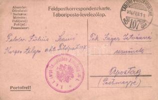 6 db első világháborús osztrák-magyar tábori postai levelezőlap / 6 WWI Austro-Hungarian military fi...