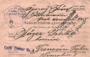 7 db első világháborús osztrák-magyar tábori postai levelezőlap / 7 WWI Austro-Hungarian military fi...