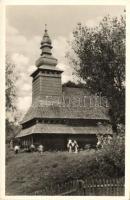 3 db RÉGI kárpátaljai fatemplom és fürdőszálló; Rónafüred, Szarvasháza  / 3 pre-1945 Transcarpathian...