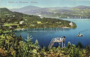 6 db régi európai városképes lap / 6 pre-1945 European town-view postcards (Reifnitz am Wörthersee, Gablitz bei Purkersdorf, Kirchschlag, Admont, Wierzchoslawice)