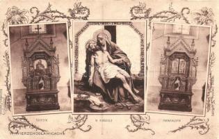 6 db régi európai városképes lap / 6 pre-1945 European town-view postcards (Reifnitz am Wörthersee, ...