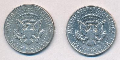 Amerikai Egyesült Államok 1967-1968D. 1/2$ Ag "Kennedy" (2x) T:1-
USA 1967-1968D. 1/2 Dol...