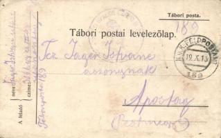 6 db első világháborús osztrák-magyar tábori postai levelezőlap / 6 WWI Austro-Hungarian military fi...