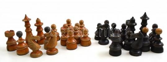 Fa sakkfigurák, teljes
