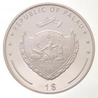 Palau 2013. 1$ ezüstözött Cu "Nagy Hadvezérek - John Jellicoe" multicolor, tanúsítvánnyal ...