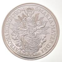 DN Magyar tallérok utánveretben - Mária Terézia tallérja 1780 részben aranyozott, ezüstözött Cu emlékérem tanúsítvánnyal (20g/38,6mm) T:PP