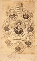 1867. Az Andrássy-kormány fényképe /  Foto von Andrássy-Kabinett
