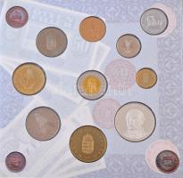 1997. 50f-200Ft (10xklf) forgalmi sor, benne 200Ft Ag "Deák", karton díszcsomagolásban T:P...