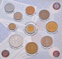 1997. 50f-200Ft (10xklf) forgalmi sor, benne 200Ft Ag "Deák", karton díszcsomagolásban T:P...