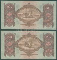 1932. 50P(2x) egymásutáni sorszámokkal T:I