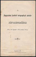 1907 A Nagyszebeni kerületi betegsegélyező pénztár zárszámadása. 8p.