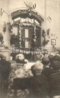 1931 Budapest XIX. Kispest, Petőfi utcai állami iskola 50 éves jubileumi ünnepsége. Pósfay Andor photo