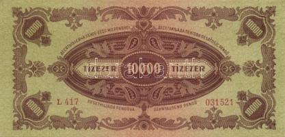 1945. 10000P + 10000P bélyeggel T:I