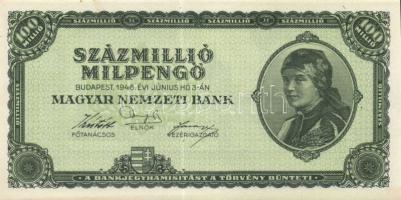 1946. 100000000P Milpengő(2x) T:I
