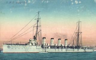 SMS Helgoland osztrák-magyar gyorscirkáló / K.u.k. Kriegsmarine / SMS Helgoland Austro-Hungarian light cruiser