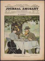 1901 Journal Amusant, journal humoristique Nr. 119 - francia nyelvű vicclap, illusztrációkkal, 16p / French humor magazine