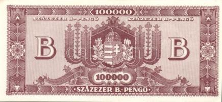 1946. 100000P B.-pengő(2x) T:I