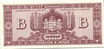 1946. 100000P B.-pengő(2x) T:I