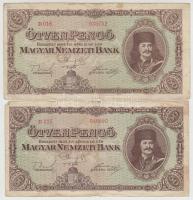 1945. 50P (4x) T:III,III-