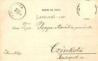 1898 Pécs, Kereskedelmi és iparkamara, Székesegyház, Nemzeti kaszinó (casino),  Kir. ítélőtábla, Mag...