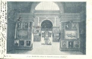 1899 Cegléd, Gróf Kreith-féle 1848-as és Kossuth Múzeum, belső (kopott sarkak / worn corners)