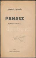 Szabó Dezső: Panasz. Ujabb tanulmányok. Bp.,1923, Ferrum, 128+4 p. Javított gerincű félvászon-kötés,...