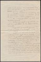 1938 Balatonzamárdi, Kézzel írt levél érdekes részletekkel a fürdőéletről, árakról, megjegyezve, hog...
