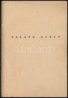 cca 1930-1940 Fekete Könyv - 64 erotikus trágár gépelt vers füzetbe kötve, jó állapotban