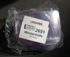 Víztiszta éremtok 45x50mm, 100db, használatlan!