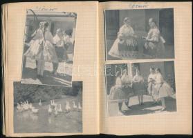 cca 1950-1960 64 db amatőr fotó Vác, Tapolca, Lillafüred, Bükkszentkereszt, Eger stb. helységekről, ...