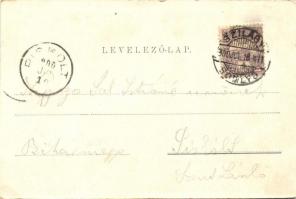 Szilágysomlyó, Simleu Silvaniei; Piac tér, Rosenberger Ármin nagyváradi lisztraktára, Barta Károly é...