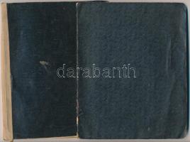 cca 1930-1940 2 db kézzel írt receptfüzet, ételek és sütemények