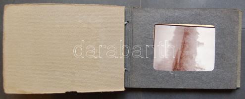 14 db Esztergom környéki régi fénykép albumban