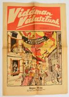 1949 Vidáman Választunk - a Ludas Matyi választási különkiadása, jó állapotban