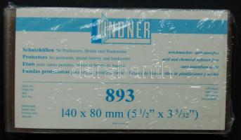 Víztiszta bankjegytok 140x80mm (100db/cs), használatlan!