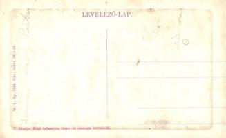 Solymár, látkép, templom. W. L. Bp. 7553. Kégl Sebestyén kiadása