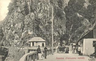 Szurduk, Surduc (Petrozsény mellett); Határátkelő. Adler fényirda 1908 / Border crossing