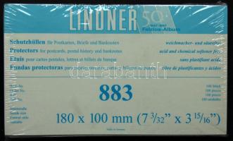 Víztiszta bankjegytok 180x100mm (100db/cs), használatlan!