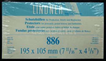 Víztiszta bankjegytok 195x105mm (100db/cs), használatlan!