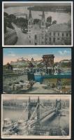 6 db régi vegyes magyar városképes lap