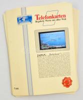 Látványos telefonkártya gyűjtemény 33 db különböző  használatlan telefonkártya a világ minden tájáró...