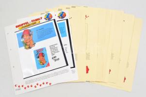 Snuffel figurák  Látványos telefonkártya gyűjtemény 11 db különböző  használatlan telefonkártya előn...